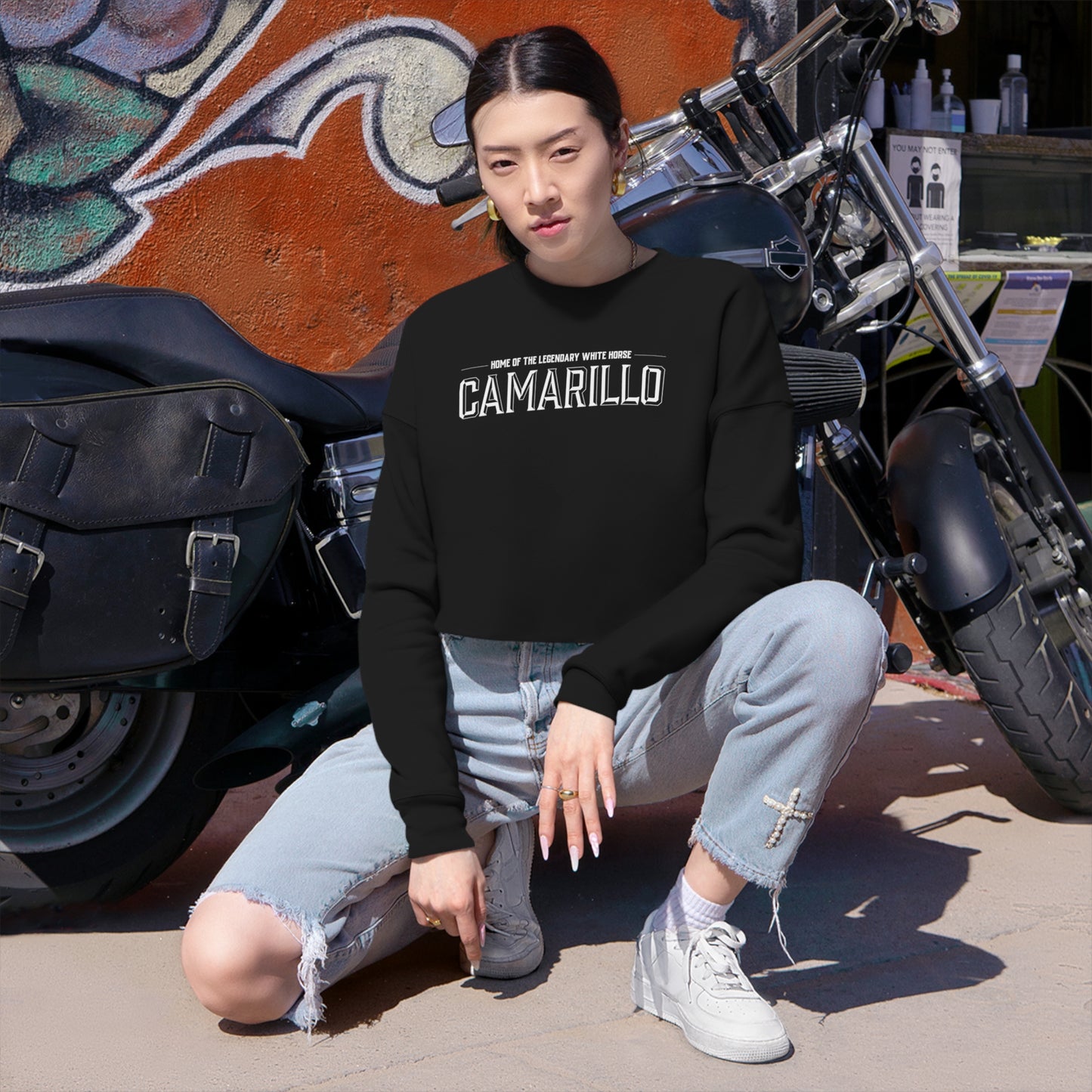 Camarillo - Women's Cropped Sweatshirt