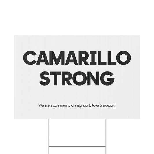 Camarillo Strong Yard Sign