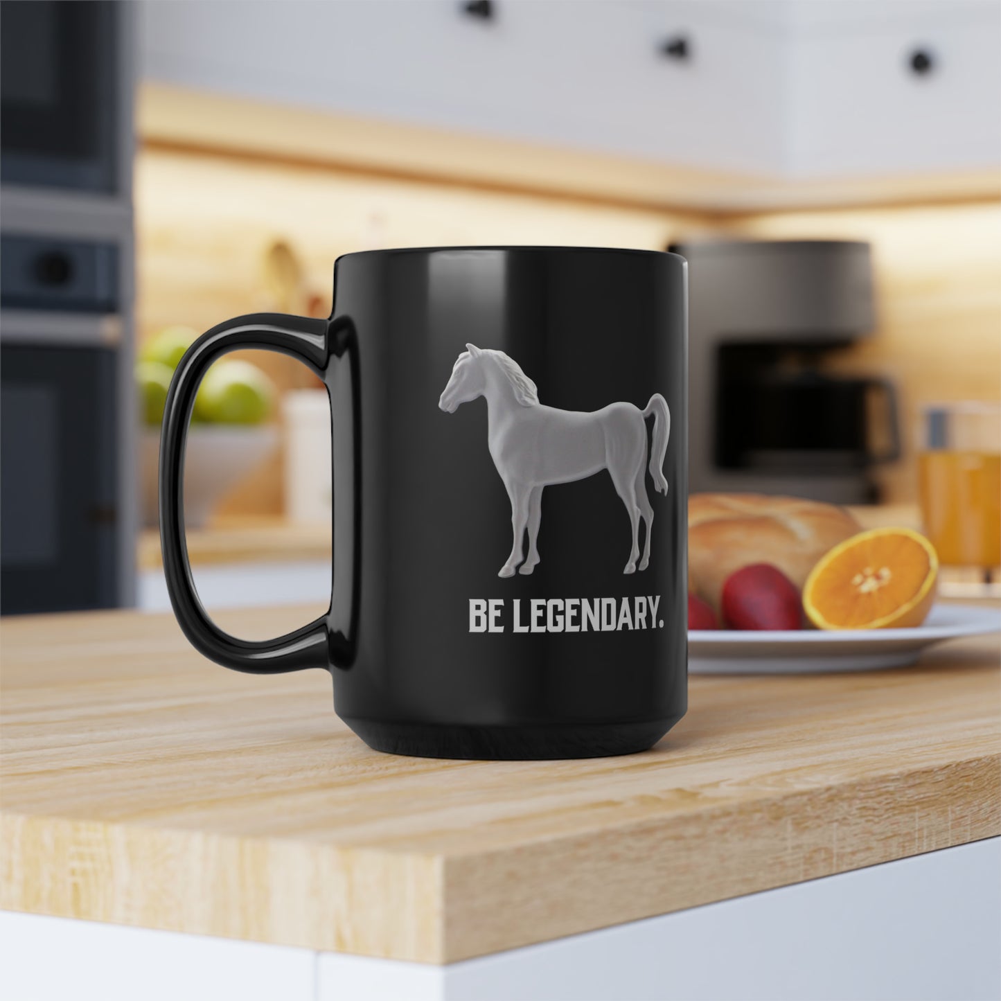 Be Legendary - 15oz Black Mug